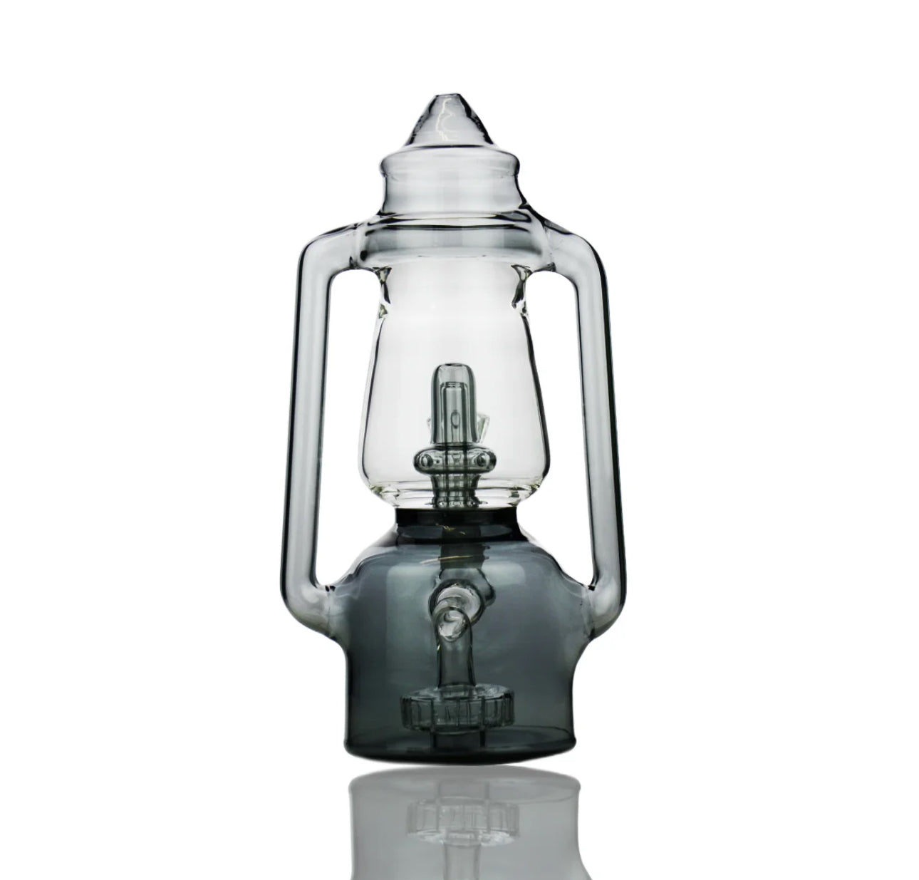 9” Lantern Lamp Light Glass Water Pipe with 14mm Male Bowl