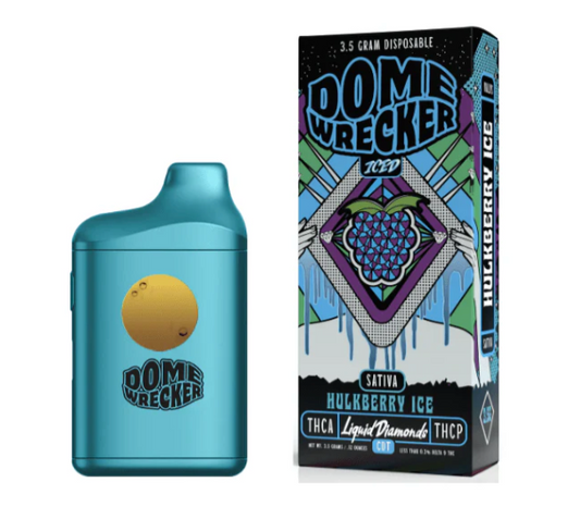 Domewrecker THCa Liquid Diamonds Disposable - 3.5g - HulkBerry Ice (Sativa)