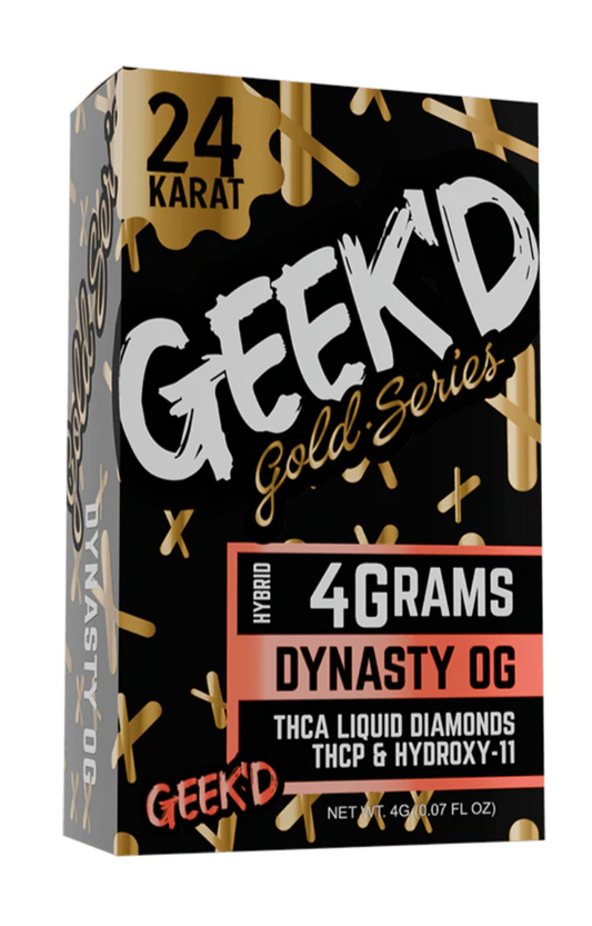 Geek'D Gold Series 4g THCa Liquid Diamonds - Dynasty OG