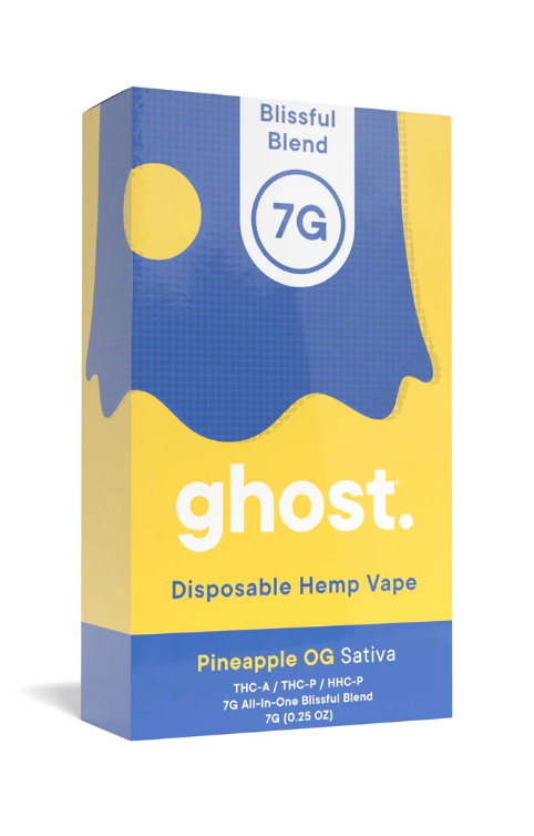 Ghost Blissful Blend 7g Disposable - Pineapple OG (Sativa)