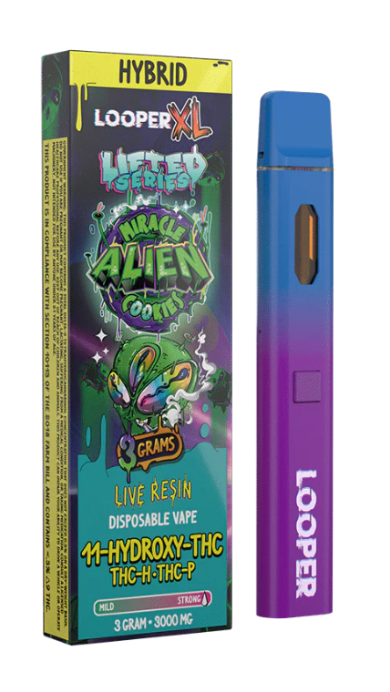 Looper Lifted Series Disposable - 3g - Miracle Alien Cookies