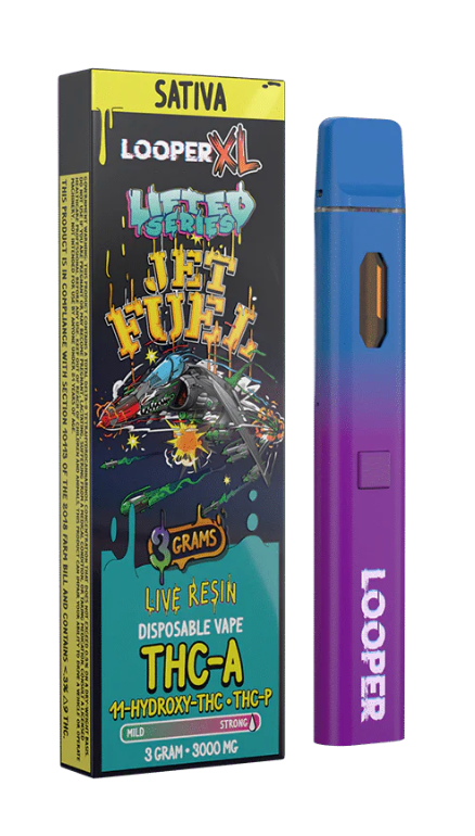 Looper Melted Series Live Resin Disposable - 3g - Jet Fuel