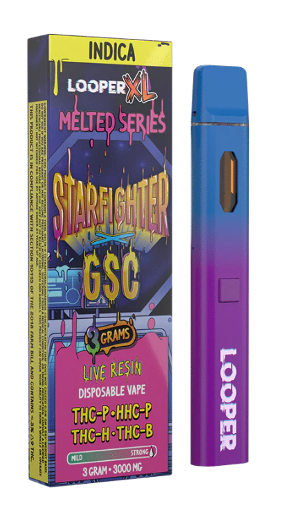 Looper Melted Series Live Resin Disposable - 3g - Starfighter X GSC