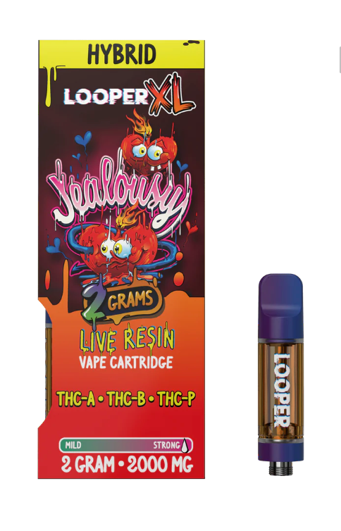 Looper XL Series Live Resin 2g Cartridges - Jealousy