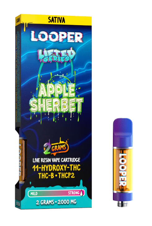 Looper XL Lifted Series 2g Cartridges - Apple Sherbert