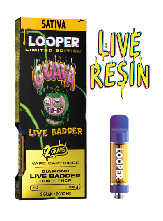 Looper Live Diamond Badder 2g Cartridges - Guava