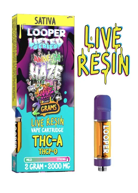 Looper Lifted Series Live Resin 2g Cartridges - Lava Cake