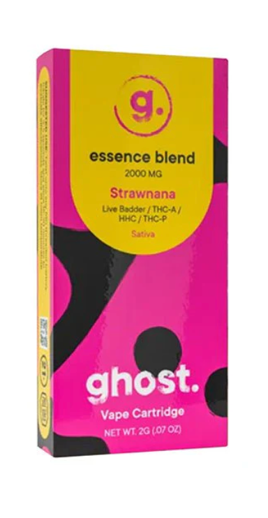 Ghost Essence Blend 2g Cartridges - Strawnana