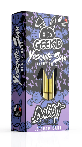 Geek'd Dabbit 0.5g Cartridges - Yosemite Slam Berry Runtz