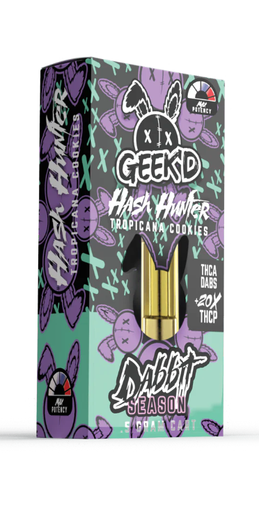 Geek'd Dabbit 0.5g Cartridges - Hash Hunter Tropicana Cookies