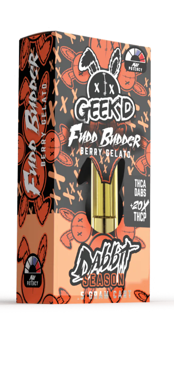 Geek'd Dabbit 0.5g Cartridges - Fudd Budder Berry Gelato