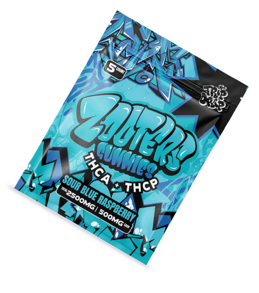 Zooters 500mg Gummies - Sour Blue Raspberry