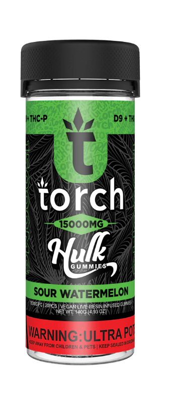 Torch Hulk 15,000mg Gummies - Sour Watermelon