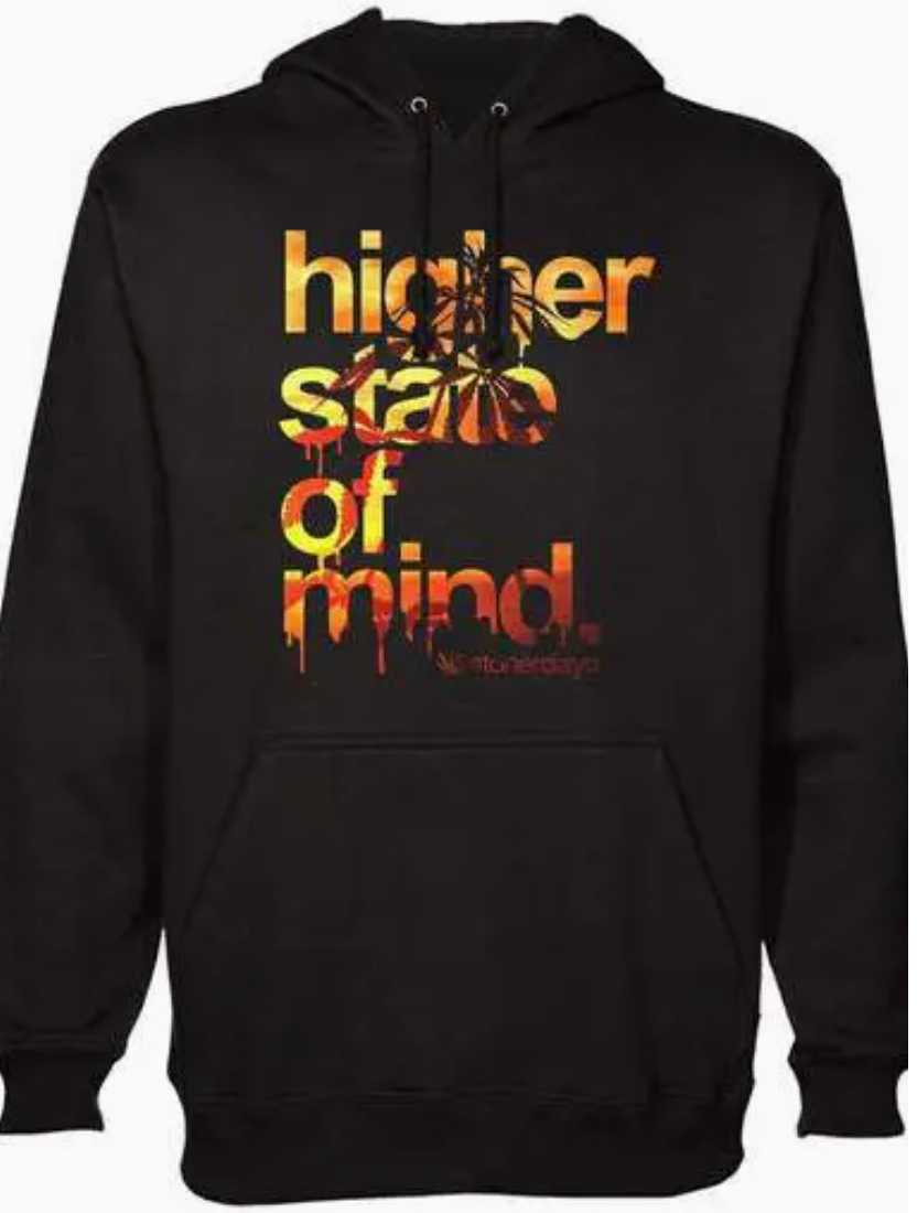 "higher state of mind." Sunset Hoodie