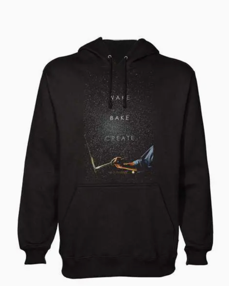 Wake Bake Create Hoodie